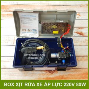 Ban May Rua Xe Ap Luc Mini Tien Loi 220v 80w