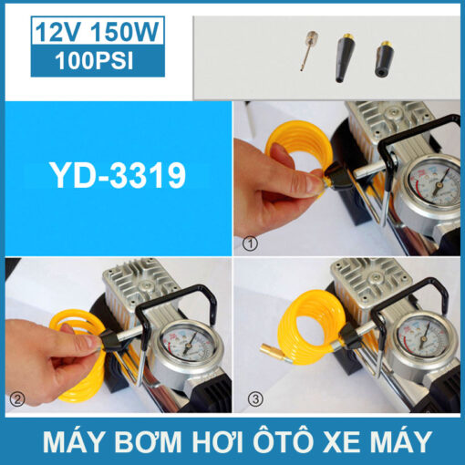 Su Dung May Bom Hoi Mini 12v Gia Re