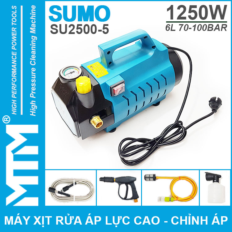 May Rua Xe Ap Luc Cao 220V 1250W Sumo SU2500 5 May Rua Xe Ap Luc Cao 220V 1250W Sumo SU2500 5