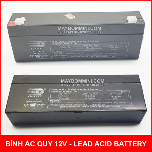 Ban Binh Ac Quy 12v Outdo 12v