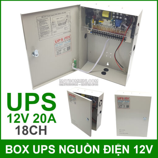 Box Nguon Dien Du Phong UPS 12V 20A