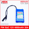 Pin Sac Lion 12V Mah 20A Chinh Hang