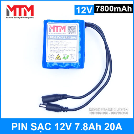 Pin Sac 12v Lithium Ion Cao Cap