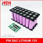 Khoi Pin Sac 16850 14ah Kem Mach Bao Ve