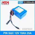 Ghep Han Pin Sac 12v 10000mah 25A 3S5P