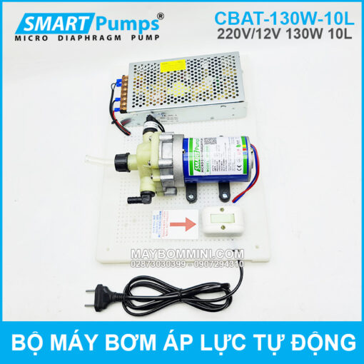 Bom Nuoc Mini 130w Rua Xe Tuoi Cay Tu Dong