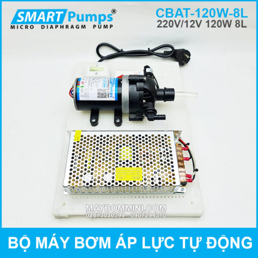 May Bom Nuoc Mini 120w Ap Luc Cao