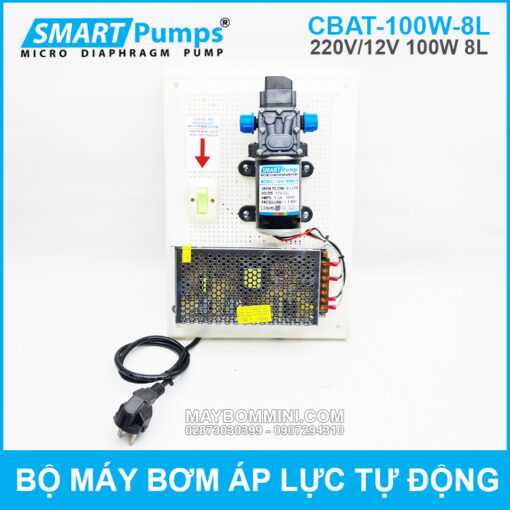 Bom Nuoc Mini Ap Luc Tuoi Cay Cao Cap 100W