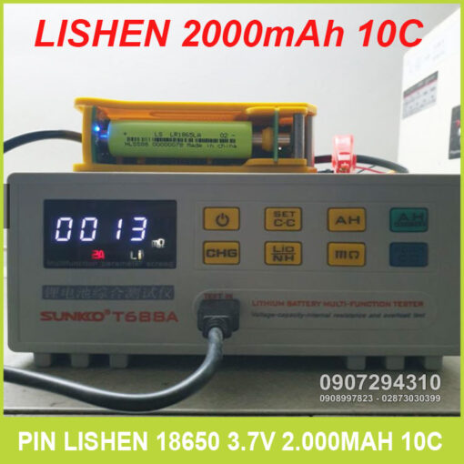 Do Noi Tro Pin Lishen 2000mah Xanh La