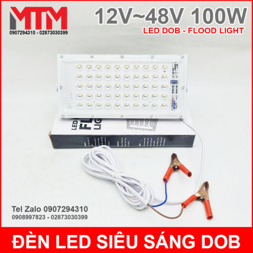 Den Led Sieu Sang 12V 48V DC 100W