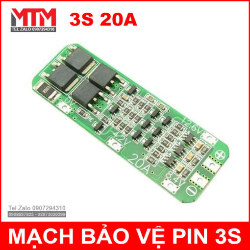 Mach Bao Ve Pin 3s 20a 18650 Gia Re