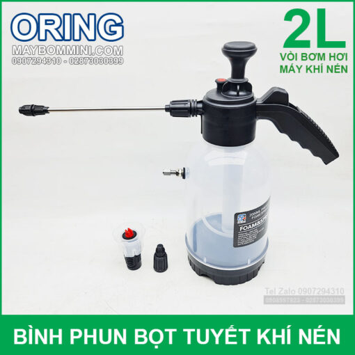 Binh Phun Bot Tuyet Va Tuoi Cay Oring Co Voi Khi Nen