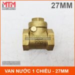 Van Nuoc Mot Chieu 27mm
