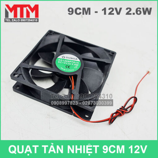 Quat Tan Nhiet 9cm 12v SUNOA