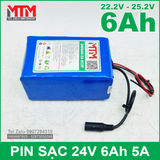 Khoi Pin 24V 6000mah