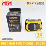 Phan Phoi Pin Hukan 18V 21v 3ah 10 Cell