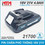 Pin May Khoan Cat Be Tong Den Led Quat Chan Pho Thong 18V 21V 4Ah