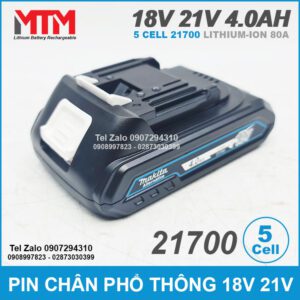 Pin May Khoan Cat Be Tong Den Led Quat Chan Pho Thong 18V 21V 4Ah
