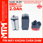 Ban Pin May Khoan Chan Ghim 16v8 2ah 4cell Lishen MTM New