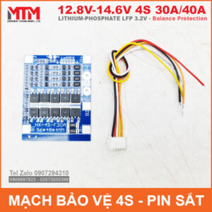 Mach Bao Ve Pin Sat 4S 30A 40A 12V8 Can Bang Gia Re