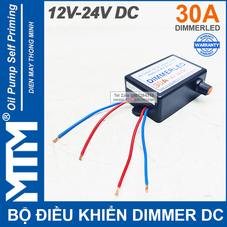 Bo Dieu Khien Dimmer DC 12v 24v 30A Bo Dieu Khien Dimmer DC 12v 24v 30A