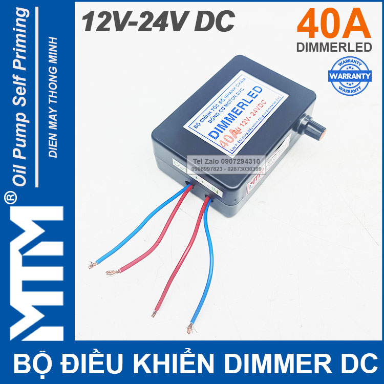 Bo Dieu Khien Dimmer DC 12v 24v 40A Bo Dieu Khien Dimmer DC 12v 24v 40A