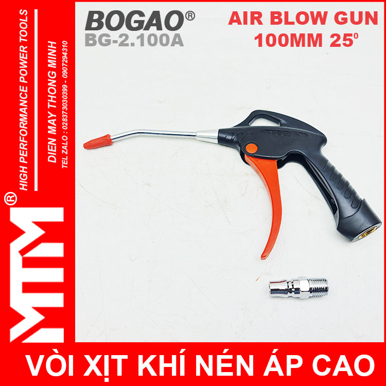 Voi Xit Khi Nen Ap Cao Bogao BG 2100A Chinh Hang Voi Xit Khi Nen Ap Cao Bogao BG 2100A Chinh Hang