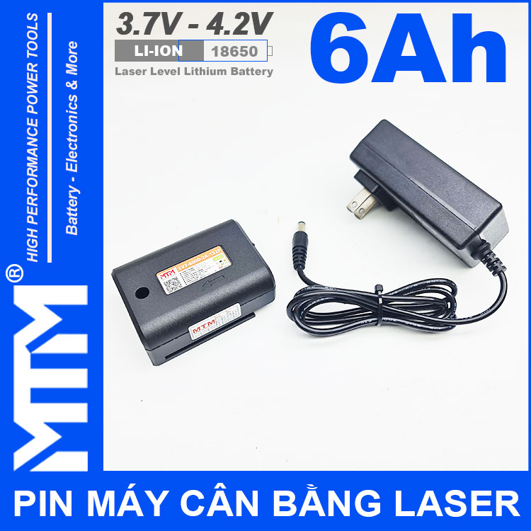 Pin May Ban Cot Can Bang Laser 6Ah MTM Kem Sac Pin May Ban Cot Can Bang Laser 6Ah MTM Kem Sac