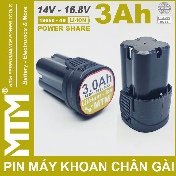 Pin May Khoan Van Vit Thiet Bi 16V 3000mah 4S Chan Gai MTM Pin May Khoan Van Vit Thiet Bi 16V 3000mah 4S Chan Gai MTM