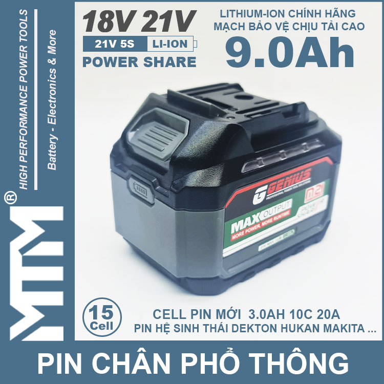 Pin Chan Pho Thong 9Ah 15cell 80A Led Bao Pin 2 Ben Pin Chan Pho Thong 9Ah 15cell 80A Led Bao Pin 2 Ben