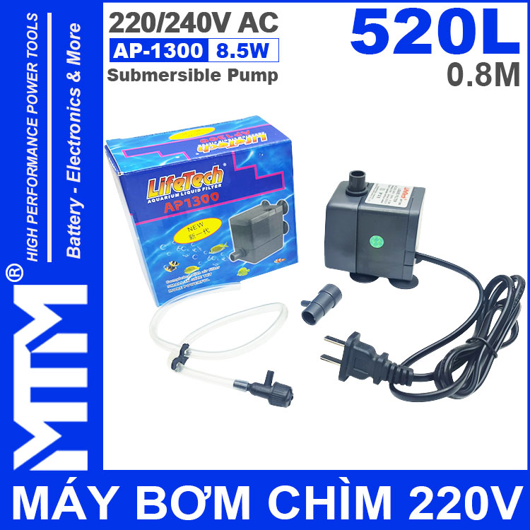 May Bom Chim 220V 520L AP1300 LifeTech May Bom Chim 220V 520L AP1300 LifeTech