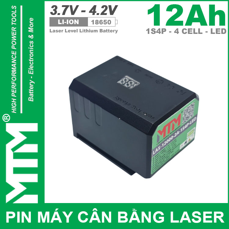 Pin May Ban Cot Can Bang Laser 1S4P 4 Cell 12000mah MTM LED Pin May Ban Cot Can Bang Laser 1S4P 4 Cell 12000mah MTM LED