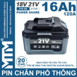 Chuyen Ban Pin Chan Pho Thong 21V 120A Led 2 Hong Cell 21700 16Ah 20cell