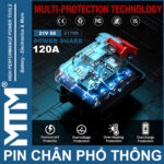 Mach Bao Ve Pin Chan Pho Thong 21V 120A Led 2 Hong Cell 21700 Cao Cap Chinh Hang Gia Re
