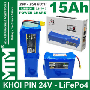 Su Dung Pin 24V 15Ah Cho Luu Dien Cua Cuon