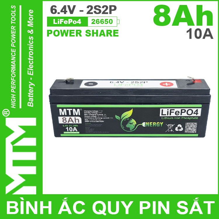 Chuyen Ban Binh Ac Quy Pin Sat 6V4 8Ah 2S2P Cell Pin Sat 26650 10A Chuyen Ban Binh Ac Quy Pin Sat 6V4 8Ah 2S2P Cell Pin Sat 26650 10A